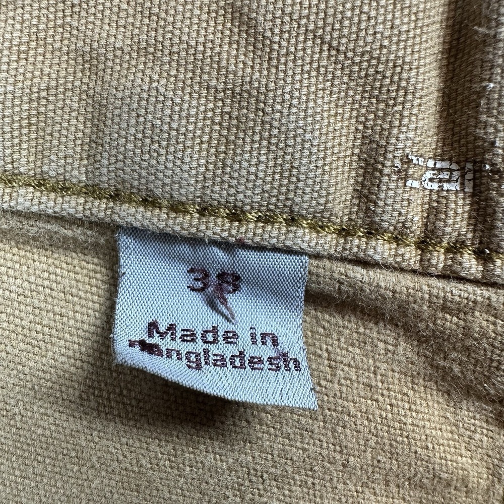Carhartt Cargo Shorts Mens 38 Relaxed Fit Workwear Utility Beige Tan Durable Y2K - Picture 6 of 9